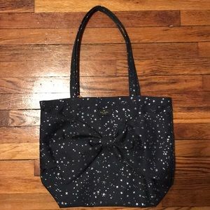 Kate Spade Navy Bow Canvas Tote